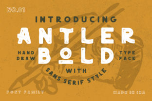 Antler Bold: A Nostalgic Sans Serif for Modern Branding