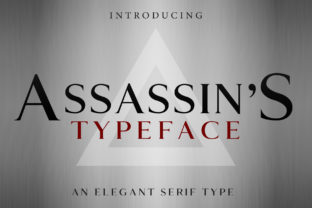 Assassin s: A Bold Serif Typeface for Modern Web Design