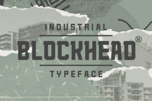 Blockhead: A Bold Sans Serif Font for Standout Brand Identity