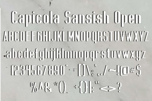 Capicola Sansish Open: The Bold Typeface for Standout Branding