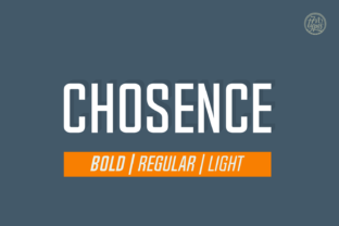 Chosence: The Modern Sans Serif Typeface for Digital Brands