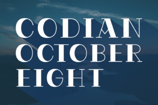 Codian October Eight: The Serif Typeface That Elevates Digital Design