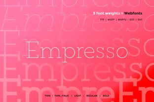 Empresso: The Serif Typeface That Elevates Your Digital Campaigns