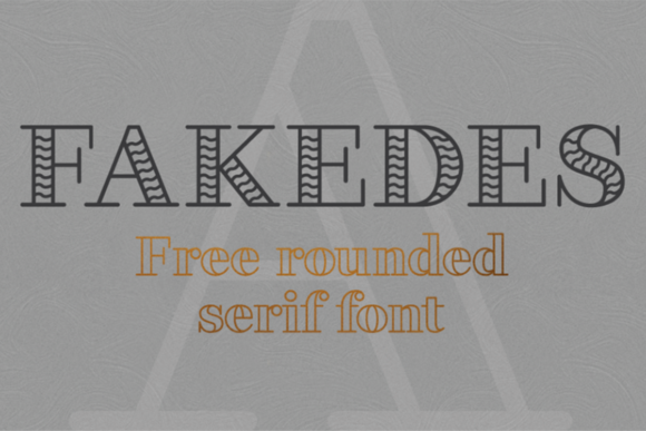Fakedes: A Classy Serif Typeface for Upscale Brand Identity