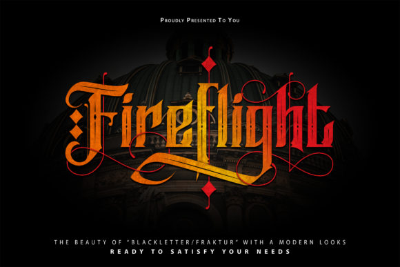 Fireflight: The Bold Blackletter Typeface for Modern Web Design