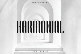 Harmonial: A Bold Sans Serif Typeface for Modern Editorial Design
