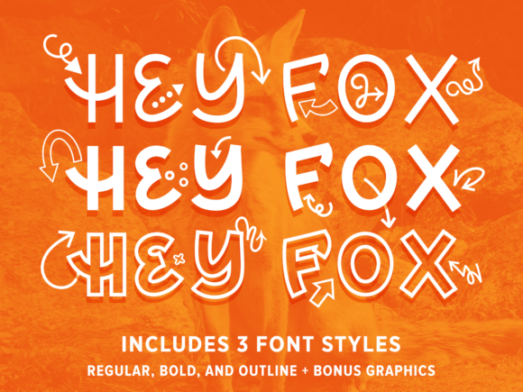Hey Fox Trio: A Playful Typeface for Modern Editorial Design