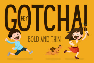 Hey Gotcha: A Playful Sans Serif for Handmade Brand Identity