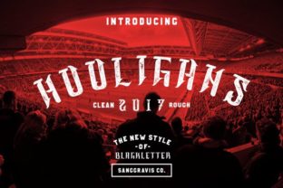 Hooligans: The Bold Blackletter Typeface for Editorial Impact