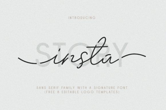 Insta Story Duo: A Modern Sans Serif Typeface for Digital Branding