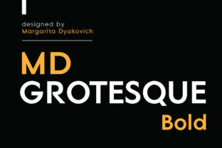 MD Grotesque Bold: A Minimalist Typeface for Modern Editorial Design