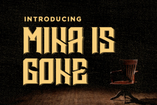 Mina is Gone: The Bold Blackletter Font for High-Impact Campaigns