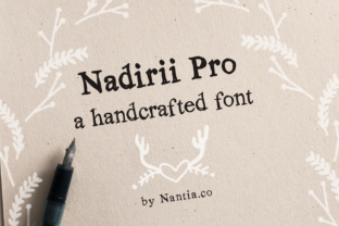 Nadirii: A Handcrafted Serif Font for Authentic Brand Identity