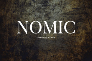 Nomic: The Bold Serif Font for Handmade Brands