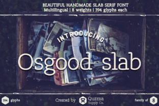 Osgood Slab: The Perfect Typeface for Handmade Branding