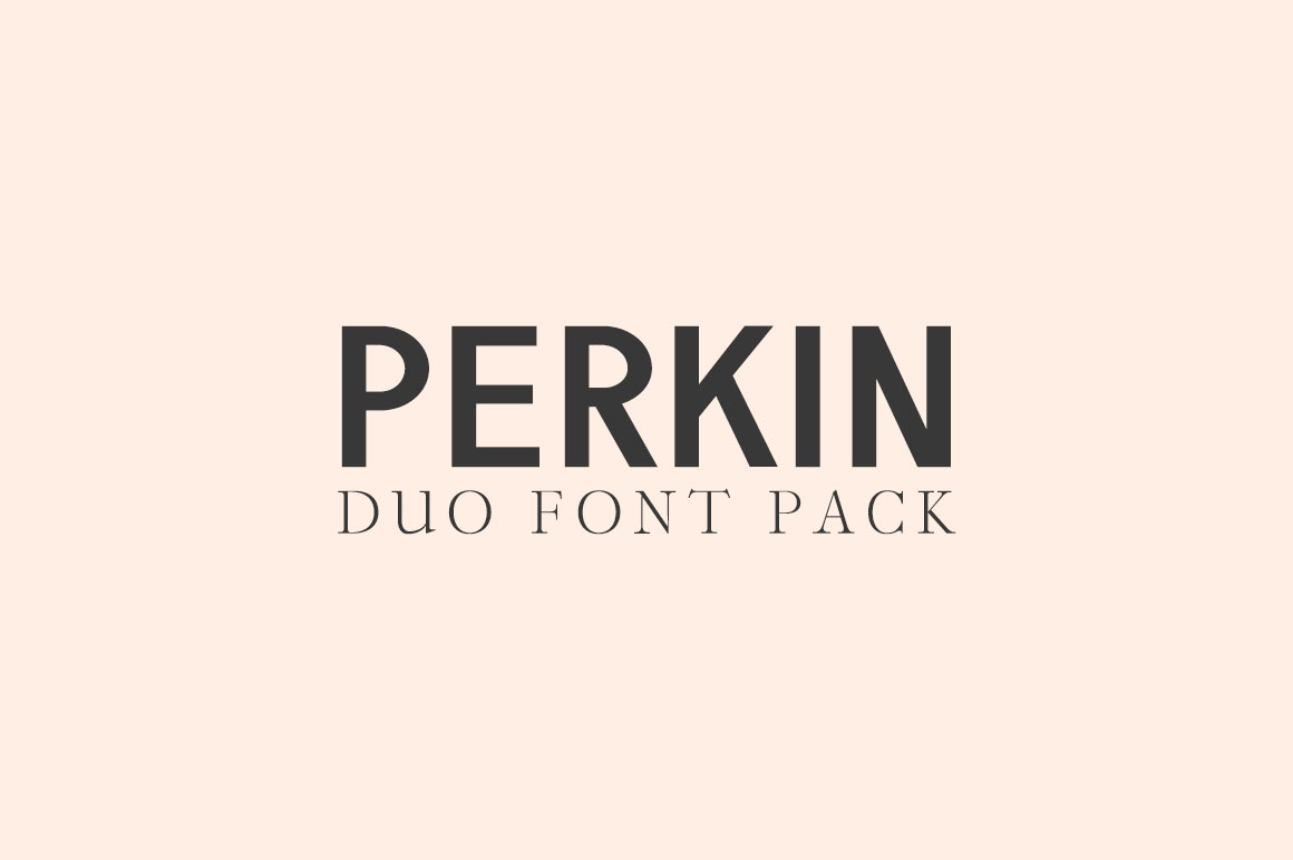 Perkin Duo: The Bold Typeface That Elevates Handmade Branding