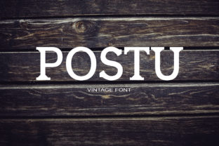 Postu: A Bold Serif Typeface for Modern Web Design