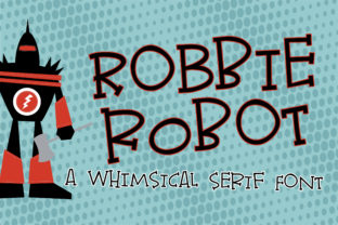 Robbie Robot: The Bold Serif Font for Handmade Brands
