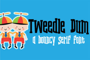 Tweedle Dum: The Bouncy Serif Font for Handmade Labels and Shop Branding