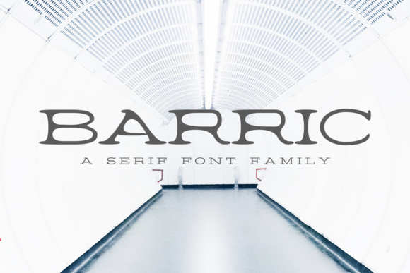 Upgrade Your Brand with the Barric Family Typeface