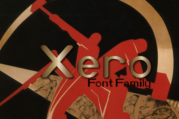 Xero Family: The Bold Sans Serif Typeface for Campaign Clarity